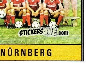 Sticker Mannschaft - German Football Bundesliga 1980-1981 - Panini