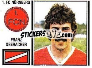 Figurina Franz Oberacher - German Football Bundesliga 1980-1981 - Panini