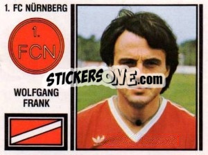 Figurina Wolfgang Frank - German Football Bundesliga 1980-1981 - Panini