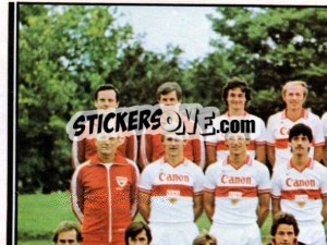 Sticker Mannschaft - German Football Bundesliga 1980-1981 - Panini