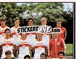 Sticker Mannschaft - German Football Bundesliga 1980-1981 - Panini