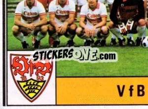 Sticker Mannschaft - German Football Bundesliga 1980-1981 - Panini