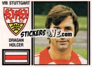 Sticker Dragan Holcer - German Football Bundesliga 1980-1981 n. 395 - Panini
