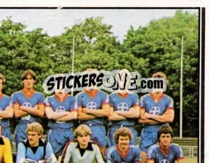 Sticker Mannschaft - German Football Bundesliga 1980-1981 - Panini