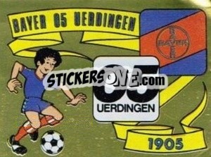 Sticker Wappen - German Football Bundesliga 1980-1981 - Panini