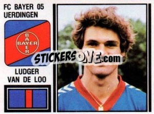 Figurina Ludger Van de Loo - German Football Bundesliga 1980-1981 - Panini