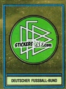 Sticker DFB Emblem - German Football Bundesliga 1980-1981 n. 1 - Panini