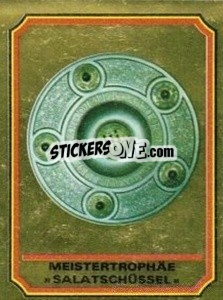 Sticker Meistertrophäe - German Football Bundesliga 1980-1981 n. 2 - Panini