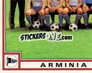 Sticker Mannschaft - German Football Bundesliga 1980-1981 - Panini