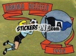 Sticker Wappen - German Football Bundesliga 1980-1981 n. 17 - Panini