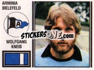 Sticker Wolfgang Kneib - German Football Bundesliga 1980-1981 n. 18 - Panini