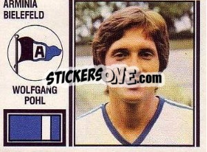 Sticker Wolfgang Pohl - German Football Bundesliga 1980-1981 n. 22 - Panini