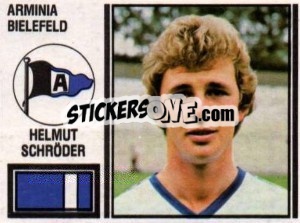 Sticker Helmut Schröder - German Football Bundesliga 1980-1981 - Panini