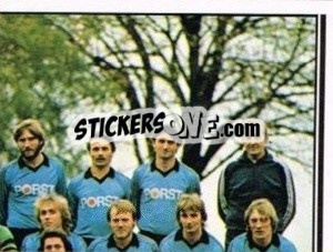 Sticker Mannschaft - German Football Bundesliga 1980-1981 - Panini