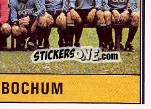 Sticker Mannschaft - German Football Bundesliga 1980-1981 - Panini