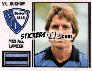 Sticker Michael Lameck - German Football Bundesliga 1980-1981 - Panini