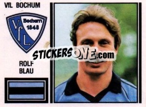 Cromo Rolf Blau - German Football Bundesliga 1980-1981 - Panini