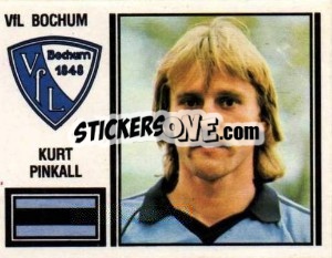 Cromo Kurt Pinkall - German Football Bundesliga 1980-1981 - Panini