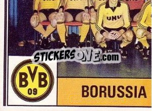 Sticker Mannschaft - German Football Bundesliga 1980-1981 - Panini