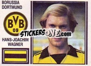 Sticker Hans-Joachim Wagner - German Football Bundesliga 1980-1981 - Panini