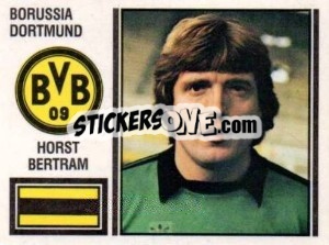 Sticker Horst Bertram - German Football Bundesliga 1980-1981 - Panini