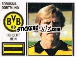 Sticker Herbert Hein - German Football Bundesliga 1980-1981 - Panini