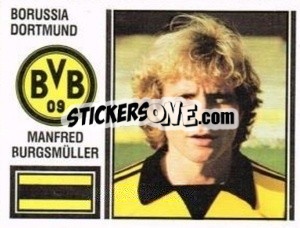 Figurina Manfred Burgsmüller - German Football Bundesliga 1980-1981 - Panini