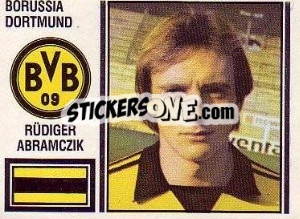 Sticker Rüdiger Abramczik - German Football Bundesliga 1980-1981 - Panini