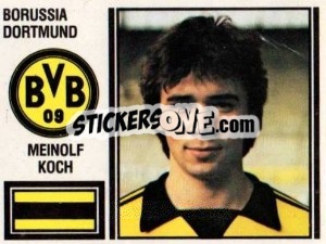 Cromo Meinolf Koch - German Football Bundesliga 1980-1981 - Panini