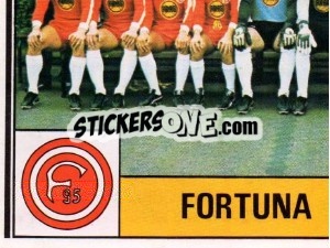 Sticker Mannschaft - German Football Bundesliga 1980-1981 - Panini