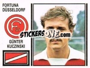 Figurina Günter Kuczinski - German Football Bundesliga 1980-1981 - Panini