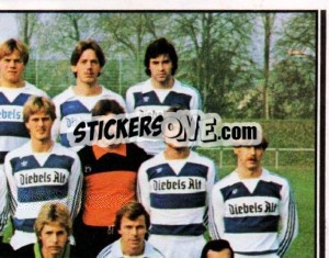 Sticker Mannschaft - German Football Bundesliga 1980-1981 - Panini