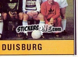 Cromo Mannschaft - German Football Bundesliga 1980-1981 - Panini