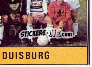 Sticker Mannschaft - German Football Bundesliga 1980-1981 - Panini