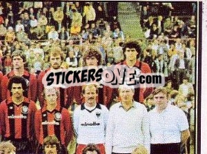 Sticker Mannschaft - German Football Bundesliga 1980-1981 - Panini