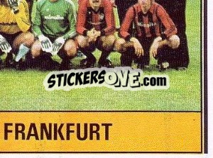 Sticker Mannschaft - German Football Bundesliga 1980-1981 - Panini