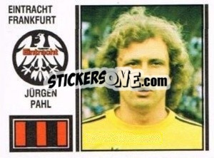 Sticker Jürgen Pahl - German Football Bundesliga 1980-1981 - Panini