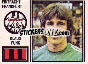 Sticker Klaus Funk - German Football Bundesliga 1980-1981 - Panini