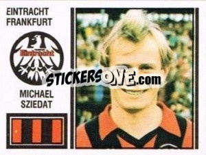 Cromo Michael Sziedat - German Football Bundesliga 1980-1981 - Panini