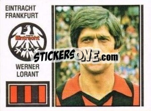 Cromo Werner Lorant - German Football Bundesliga 1980-1981 - Panini