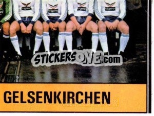 Sticker Mannschaft - German Football Bundesliga 1980-1981 - Panini