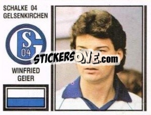 Cromo Winfried Geier - German Football Bundesliga 1980-1981 n. 139 - Panini