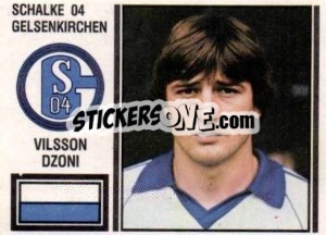 Figurina Vilsson Dzoni - German Football Bundesliga 1980-1981 - Panini