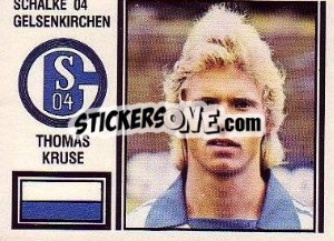 Cromo Thomas Kruse - German Football Bundesliga 1980-1981 - Panini