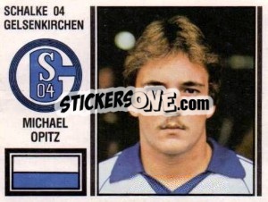 Cromo Michael Opitz - German Football Bundesliga 1980-1981 - Panini