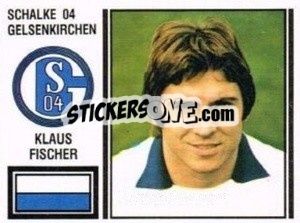 Cromo Klaus Fischer - German Football Bundesliga 1980-1981 - Panini