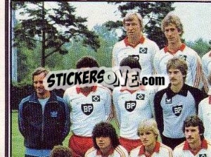 Sticker Mannschaft - German Football Bundesliga 1980-1981 - Panini