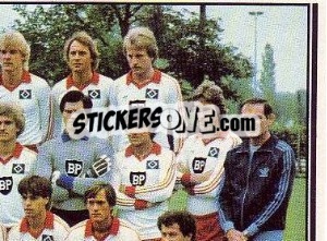 Sticker Mannschaft - German Football Bundesliga 1980-1981 - Panini