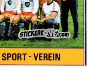 Sticker Mannschaft - German Football Bundesliga 1980-1981 - Panini