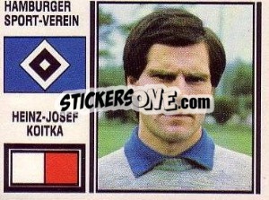 Sticker Heinz-Josef Koitka - German Football Bundesliga 1980-1981 - Panini
